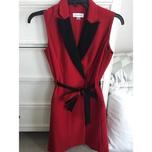 Calvin Klein Tuxedo Dress. Never worn.